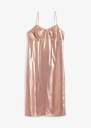 Trägerkleid aus feinem Satin, bonprix