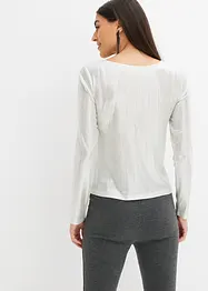 Langarmshirt mit Glitzergarn, bonprix