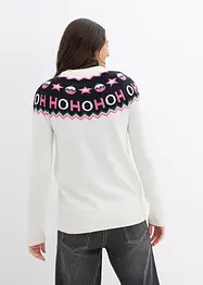 Pull avec motif de Noël, bonprix