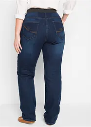 Jean boyfriend taille mi-haute et élastiquée, bonprix