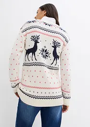 Pull à motif hivernal, bonprix