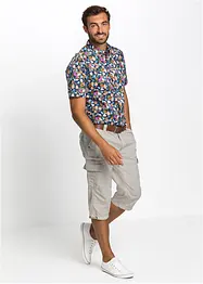 Bermuda long cargo Regular, 100% coton, bonprix