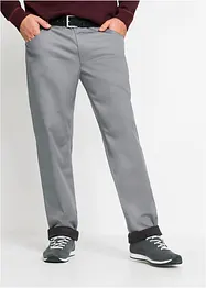 Pantalon droit stretch à doublure thermique, Regular Fit, bonprix
