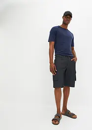 Bermuda cargo ample 100% coton, bonprix