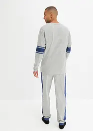 Pyjama mit Knopfleiste, bonprix