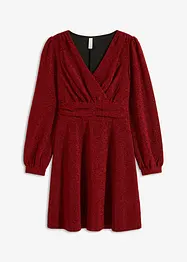 Robe courte en matière brillante, bonprix