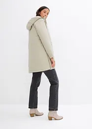 warm wattierter Winterparka mit Teddyfutter in Kapuze, bonprix