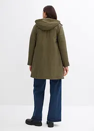 warm wattierter Winterparka mit Teddyfutter in Kapuze, bonprix