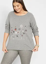 Oversize Longshirt mit Rundhalsausschnitt, bonprix