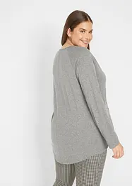 Oversize Longshirt mit Rundhalsausschnitt, bonprix