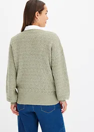 Wickelpullover mit Glitzer, bonprix