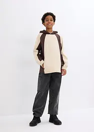 Jungen Kapuzensweatshirt aus Bio Baumwolle, bonprix