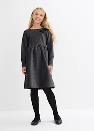 Mädchen Jerseykleid mit Glitzereffekt, bonprix