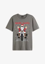 T-Shirt mit Weihnachtsmotiv aus Bio Baumwolle, bonprix