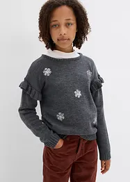 Mädchen Strickpullover, bonprix