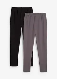 Thermo Funktionsleggings mit Kuschelfleece Futter (2er Pack), bonprix