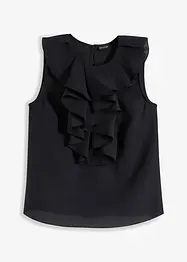 Blouse sans manches à volants, bonprix