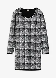 Robe en maille jacquard, bonprix