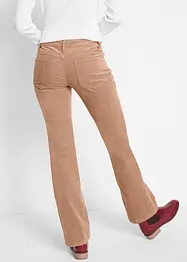 Pantalon en velours côtelé extensible, Bootcut, bonprix