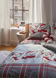 Parure de lit avec chiens de Noël, bonprix