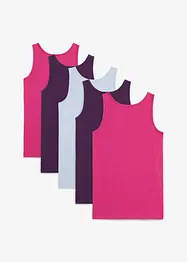 Unterhemd mit weicher Baumwolle (5er Pack), bonprix