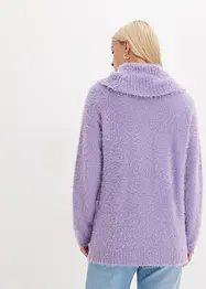 Pull col roulé duveteux, bonprix