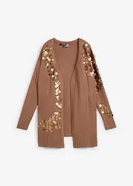 Gilet en maille avec sequins, bonprix