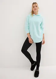 Pull long en polaire douce, oversize, bonprix