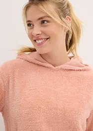 Weit geschnittener Loungewear Kuschel-Fleece Longpullover, bonprix