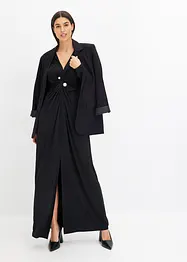 Robe longue avec nœud et perles, bonprix