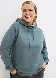 Sweat-shirt chaud à capuche avec doublure peluche, bonprix