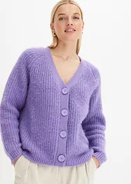 Gerippte Strickjacke, bonprix