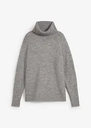 Rollkragenpullover mit Strasssteinen, bonprix