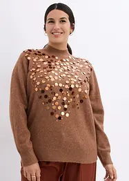 Pull à sequins, bonprix