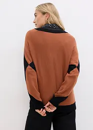 Pull à motif losange, bonprix