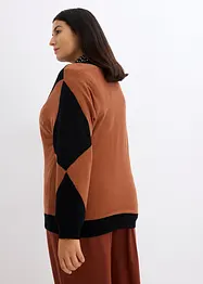 Pull à motif losange, bonprix