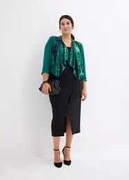 Chiffon-Bolero mit Pailetten, bonprix