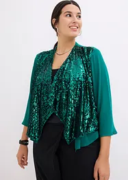 Chiffon-Bolero mit Pailetten, bonprix