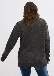 Sweat-shirt long et ultra douillet, bonprix