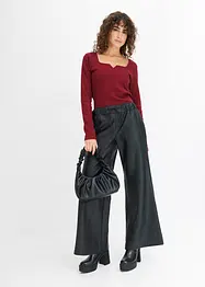 Pantalon enduit, bonprix