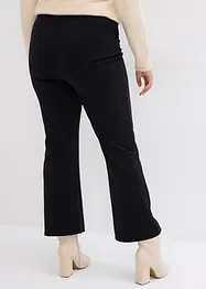 Pantalon en jersey flared, bonprix