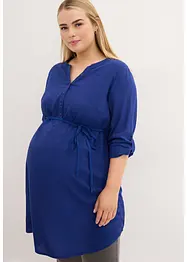 2-in-1 Umstands- und Stillblusenkleid aus fließender Viskose, bonprix