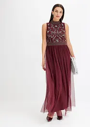 Maxikleid mit Perlenstickerei, bonprix