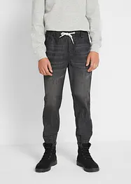 Pantalons jean à taille élastiquée pour garçon, bonprix