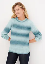 Grobstrick-Pullover aus weichem Woll-Mix, bonprix
