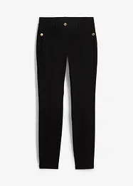 Stretch-Schlupfhose mit Zierknöpfen, bonprix