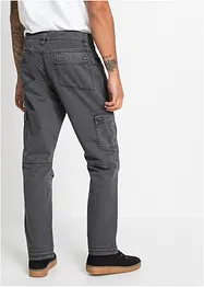 Relaxed Fit Cargohose aus reiner Baumwolle, Straight, bonprix