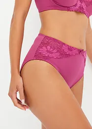 Maxislip mit Spitze (2er Pack), bonprix
