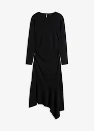 Jerseykleid mit asymmetrischem Saum, bonprix