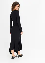 Jerseykleid mit asymmetrischem Saum, bonprix